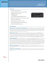 Sony STR-DG710 Specification Guide