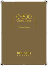 Roland C-200 User Manual