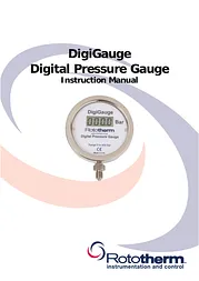 rototherm digigauge digital pressure gauge Manual Do Utilizador