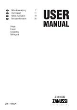 Zanussi ZQF11430DA Manual De Usuario