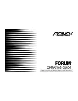 Peavey forum Betriebsanweisung