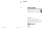 Sony XAV-C1 매뉴얼