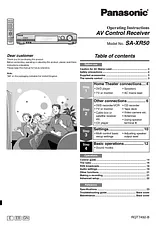 Panasonic SA-XR50 User Manual