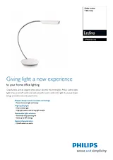 Philips Table lamp 37954/31/16 379543116 Dépliant