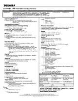 Toshiba L300-EZ1523 PSLB9U-04C030 User Manual