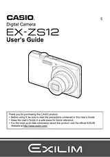 Casio EX-ZS12 ユーザーズマニュアル