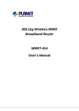 Planet Technology WMRT-414 User Manual