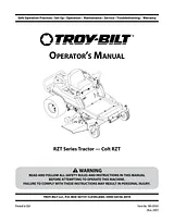 Troy-Bilt Colt RZT Manual Do Utilizador