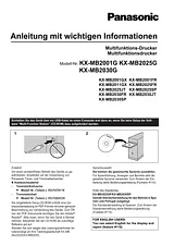 Panasonic KXMB2001G Operating Guide