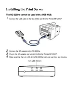 Brother NC-2200W Leaflet