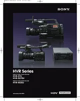 Sony HVR-S270U Справочник Пользователя