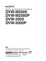 Sony DVW-M2000P Benutzerhandbuch