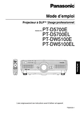 Panasonic PT-DW5100EL 작동 가이드