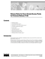 Cisco Cisco Aironet 350 Access Points 發佈版本通知