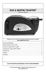 West Bend TEM500 - Toaster Owner's Manual