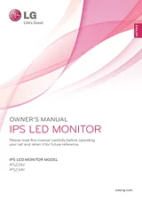 LG IPS234V Manual Do Proprietário