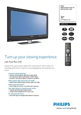 Philips widescreen flat TV 32PFL7332 32PFL7332/10 ユーザーズマニュアル