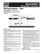 Multiquip DCA180SSJ Manual Do Utilizador