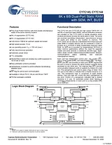 Cypress CY7C145 Справочник Пользователя
