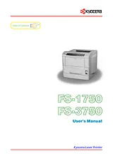 KYOCERA FS1750 Manual De Usuario