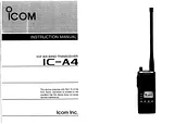 ICOM IC-A4 Manuel D’Utilisation