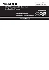 Sharp JW-20RS User Manual
