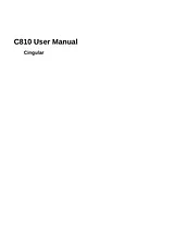 Pantech c810 User Manual
