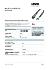 Phoenix Contact Sensor/Actuator cable SAC-5P-10,0-186/FS SCO 1518384 1518384 Data Sheet