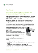 Sony Ericsson C510 Manual Suplementar