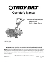 Troy-Bilt 630C Manual Do Utilizador