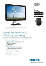 Philips LED monitor with PowerSensor 235PL2EB 235PL2EB/00 Manuel D’Utilisation