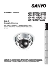 Sanyo VDC-HD3500P Справочник Пользователя
