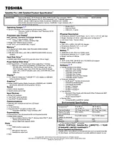 Toshiba L300-EZ1525 PSLB9U-04D030 User Manual