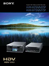 Sony HVR-M25N/M25P Manual Do Utilizador