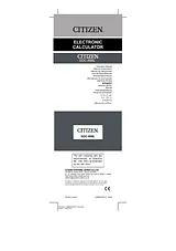 Citizen SDC-868L Справочник Пользователя