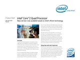 Intel 2 Quad Q9550 AT80569PJ073N Dépliant