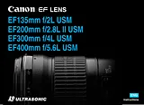 Canon EF 400mm f/5.6L USM 用户手册