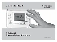 Homexpert By Honeywell Room thermostat Surface-mount 24 h mode THR870CBG User Manual