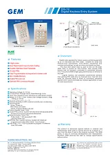 Gianni Industries DG-12S Leaflet