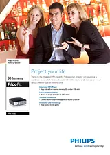 Philips Pocket projector PPX1430 PPX1430/EU Fascicule