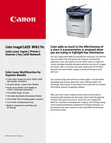Canon color imageclass mf8170c 用户手册