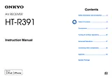 ONKYO HT-R391 Manual Do Utilizador