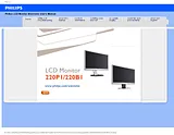 Philips LCD monitor with Pivot base, USB, Audio 220P1ES 220P1ES/05 ユーザーズマニュアル