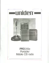 Uniden 310e Справочник Пользователя