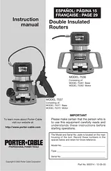 Porter-Cable 7537 Manual De Usuario