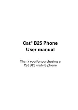 CAT B25 10081980 用户手册