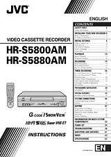 JVC HR-S5800AM Manual De Usuario