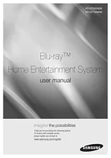Samsung 1,330 W 7.1Ch Blu-ray Home Entertainment System H7750 用户手册