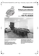 Panasonic KXFL403EX Bedienungsanleitung