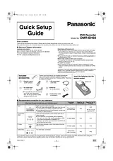 Panasonic DMREH52 Anleitung Für Quick Setup